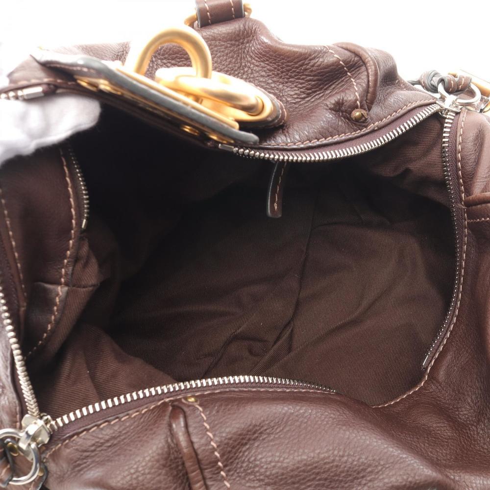 Chloe Paddington leather Bag Shoulder brown - Picture 3 of 8